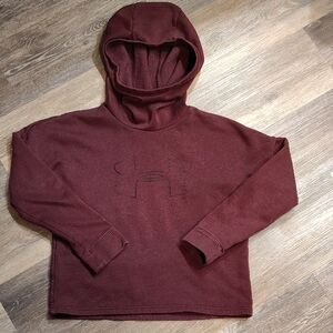 Under Armour Womans Burgundy Hoodie